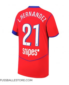 Günstige Paris Saint-Germain Lucas Hernandez #21 3rd trikot 2025-26 Kurzarm